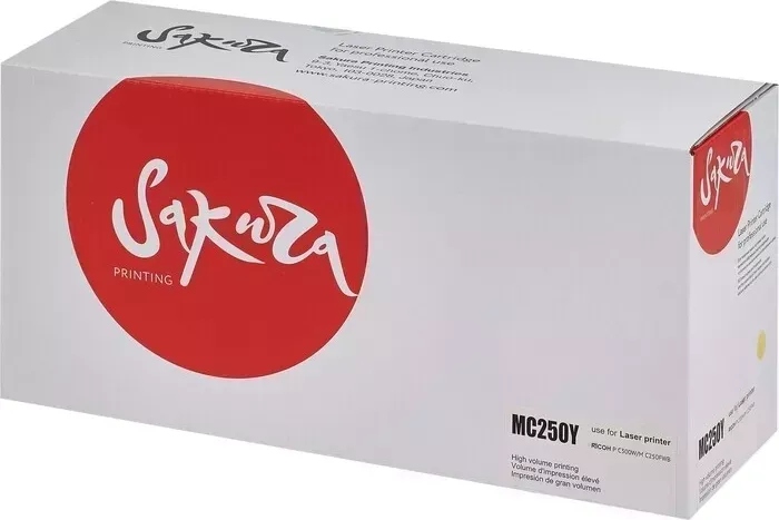 Картридж Sakura MC250Y для Ricoh, желтый, 2300 к.