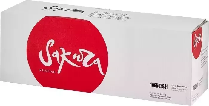 Картридж Sakura 106R03941 для XEROX, черный, 10300 к.
