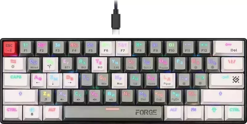 Клавиатура DEFENDER (45346) Forge GK-345, механическая