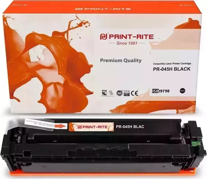 Картридж PRINT-RITE TFC447BPU1J PR-045H BLACK 045H black ((2800стр.) для Canon LBP 611Cn/613Cdw/631Cn/633Cdw/635Cx) (PR-045H BLACK)