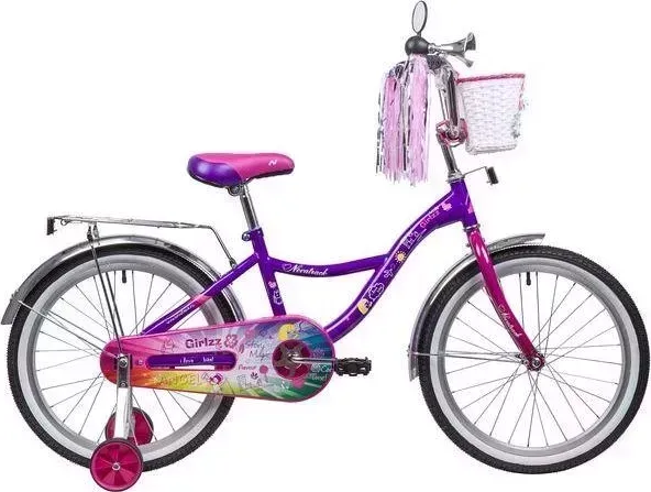 Велосипед NOVATRACK 207GIRLZZ.VL23 фиолетовый 163082