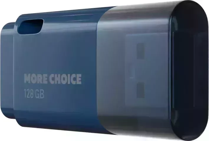Флеш-накопитель MORE CHOICE (4610196401121) MF128 USB 128GB 2.0 Dark Blue флэш-накопитель