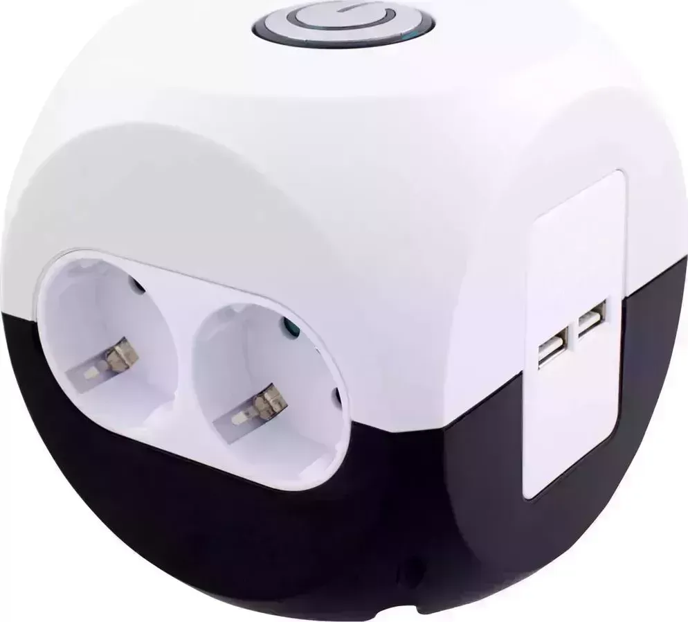 Удлинитель СТАРТ (15812) С/У S 4x1-ZDV 2USB CUBE