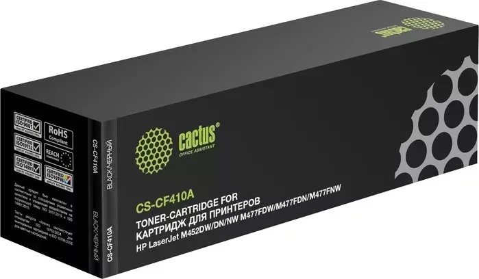 Картридж Cactus CS-CF410A black ((2300стр.) для HP LaserJet M452DW/DN/NW M477FDW/M477FDN/M477FNW) (CS-CF410A)
