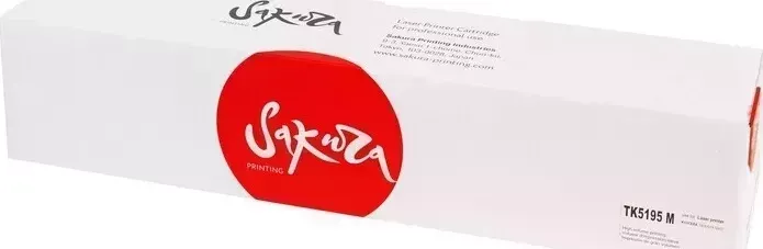 Картридж Sakura TK5195M (1T02R4BNL0) для Kyocera, пурпурный, 16000 к.