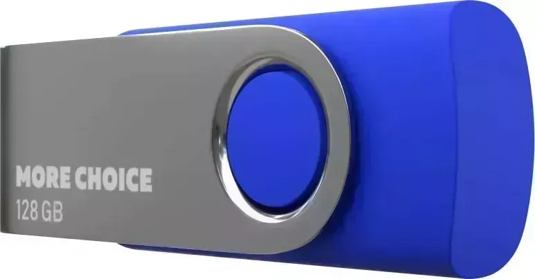 Флеш-накопитель MORE CHOICE (4610196407697) MF128-4 USB 128GB 2.0 Blue флэш-накопитель