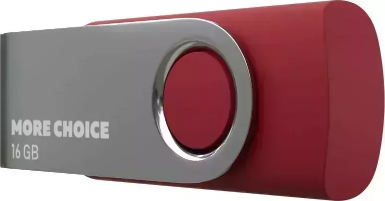 Флеш-накопитель MORE CHOICE (4610196407574) MF16-4 USB 16Gb 2.0 Red флэш-накопитель