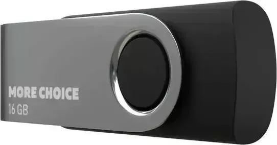 Флеш-накопитель MORE CHOICE (4610196407550) MF16-4 USB 16Gb 2.0 Black флэш-накопитель
