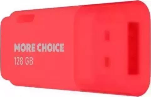 Флеш-накопитель MORE CHOICE (4610196407482) MF128 USB 128GB 2.0 Red флэш-накопитель