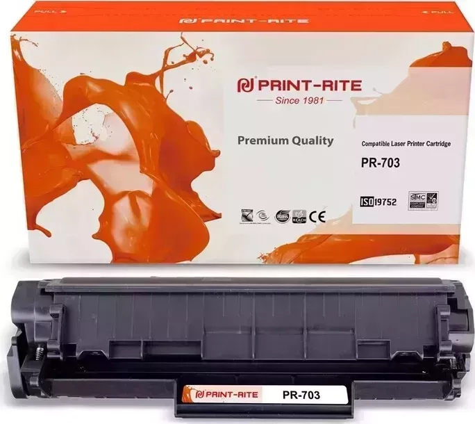 Картридж PRINT-RITE TFH724BPU1J PR-703 703 black ((2000стр.) для Canon LBP2900/3000Series) (PR-703)