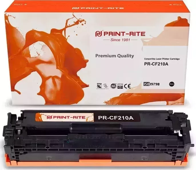 Картридж PRINT-RITE TFH992BPU1J PR-CF210A CF210A black ((1600стр.) для HP LJ Pro 200/M251/M276) (PR-CF210A)