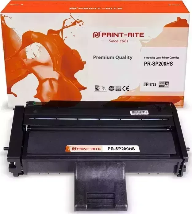 Картридж PRINT-RITE TFR450BPU1J1 PR-SP200HS SP200HS black ((2600стр.) для Ricoh SP 202SN/200N/203SFN) (PR-SP200HS)
