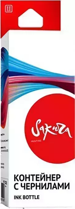 Контейнер Sakura с чернилами C13T741X00 (T741X BK) для Epson, черный , 1000 мл.