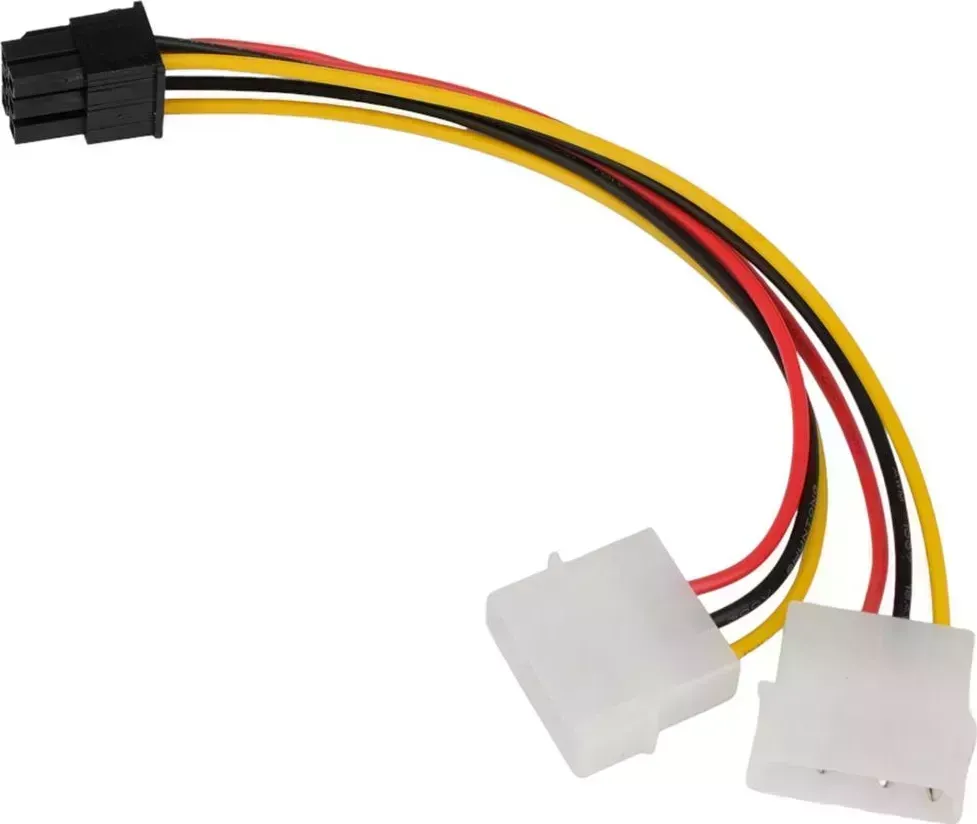 Кабель питания CABLEXPERT (21099) CC-PSU-63-15CM Molex 3Pin/PCIe 6Pin