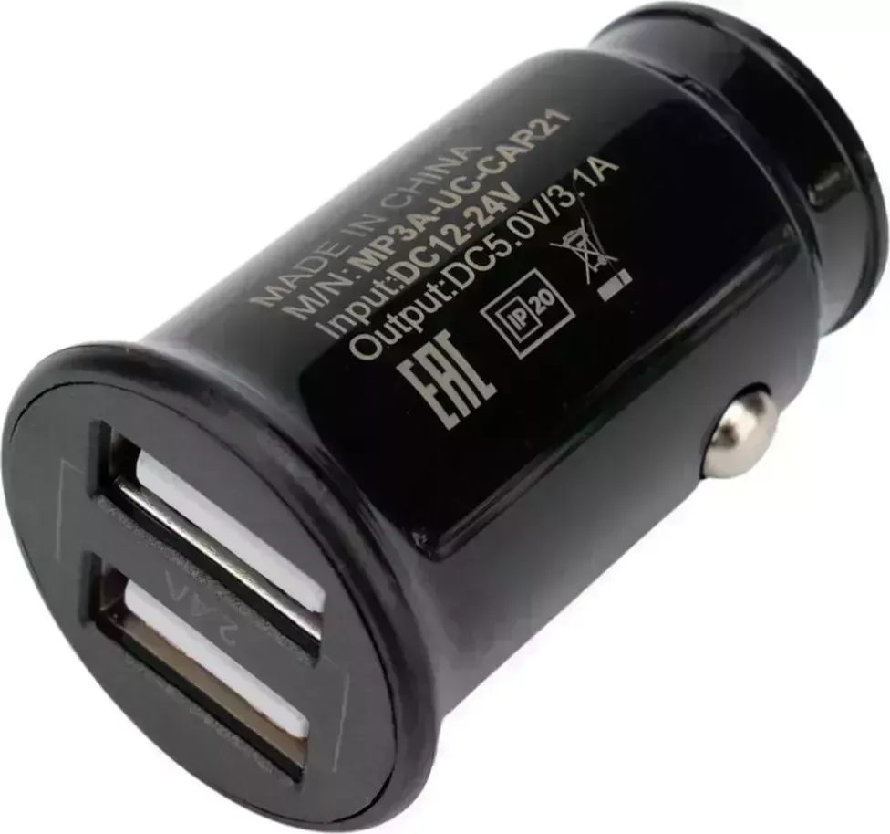 Автомобильное зарядное устройство CABLEXPERT (21236) MP3A-UC-CAR21