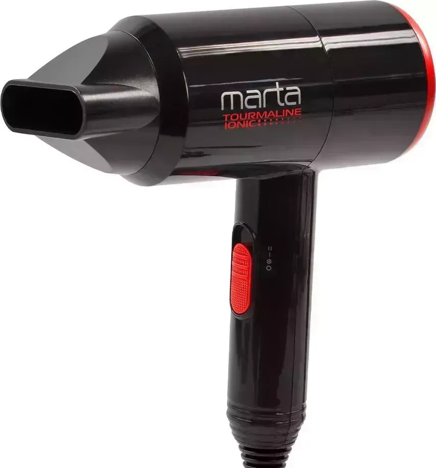 Фен MARTA MT-1267 черный коралл (39600) фен