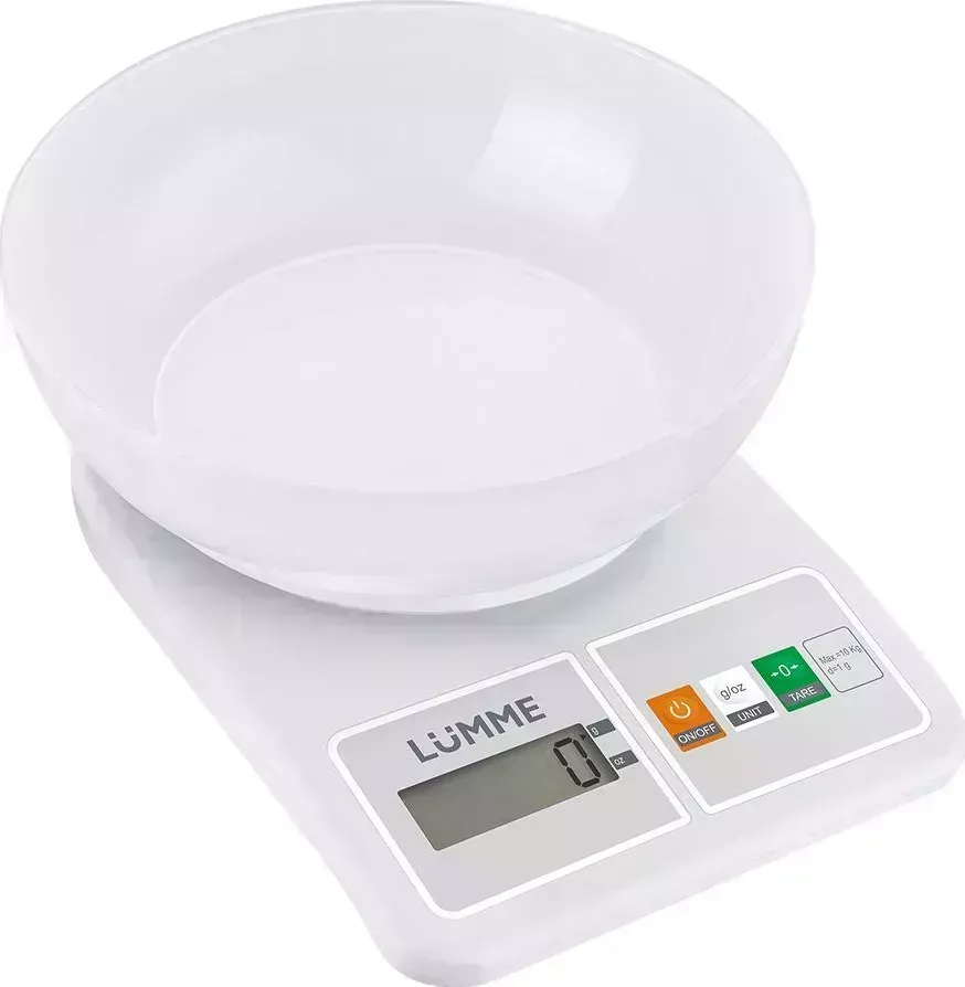 весы кухонные LUMME LU-SC1360 белый жемчуг (40910)