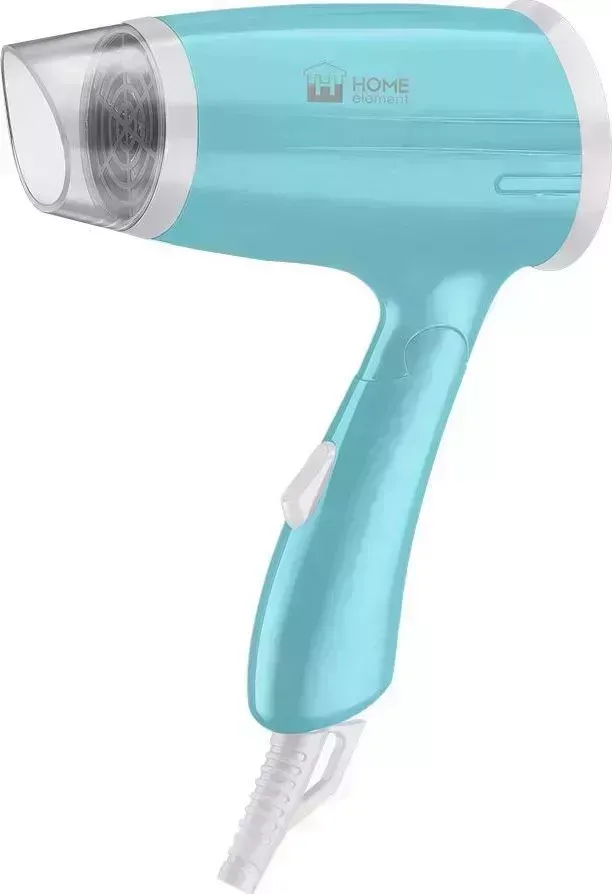 Фен HOME ELEMENT HE-HD319 голубой аквамарин (37194) фен