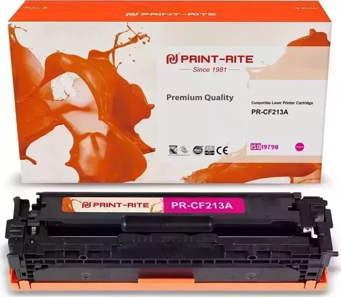 Картридж PRINT-RITE TFH995MPU1J PR-CF213A CF213A magenta ((1800стр.) для HP LJ Pro 200/M251/M276 ((PR-CF213A)) (PR-CF213A)