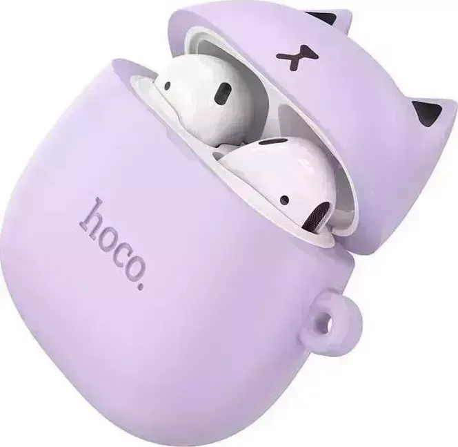 Наушники HOCO (6931474789228) EW45 Lilac Cat наушники