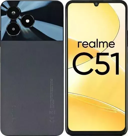Смартфон REALME C51 RMX3830 4/128Gb Black (631011000369)
