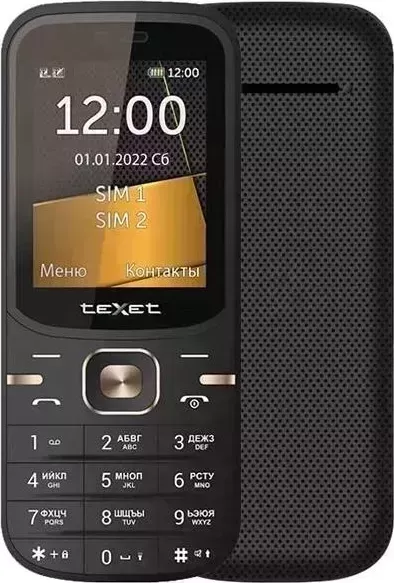 Смартфон TEXET ТМ-216 Черный (127240) Телефон мобильный