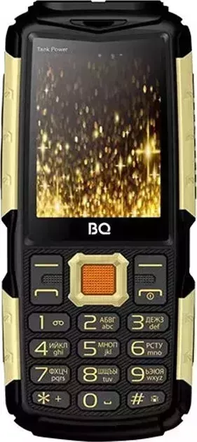 Мобильный телефон BQ 2430 Tank Power Black+Gold
