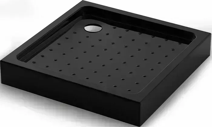 Душевой поддон Veconi Tezeo acrylic TZ-52B 80x80 черный (TZ52B-80-C5)