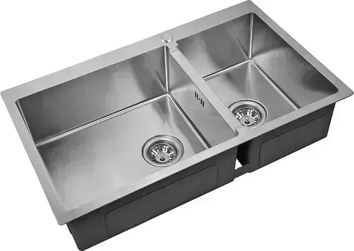Мойка кухонная ZorG Inox R 78-2-51-L нержавеющая сталь