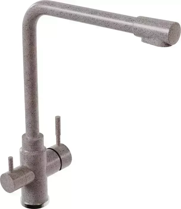 Смеситель для кухни Mixline ML-GS13 (302) с подключением фильтра, песочный (4630099749663)