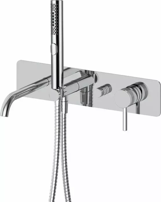 Смеситель для ванны Allen Brau Priority с механизмом, хром (5.31A05-00)