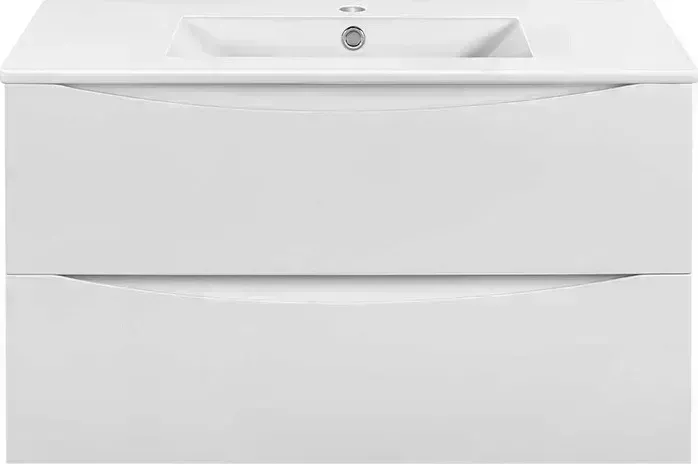 Тумба под раковину Vincea Mia Slim 90х39 G.White (VMC-2MC900S1GW)