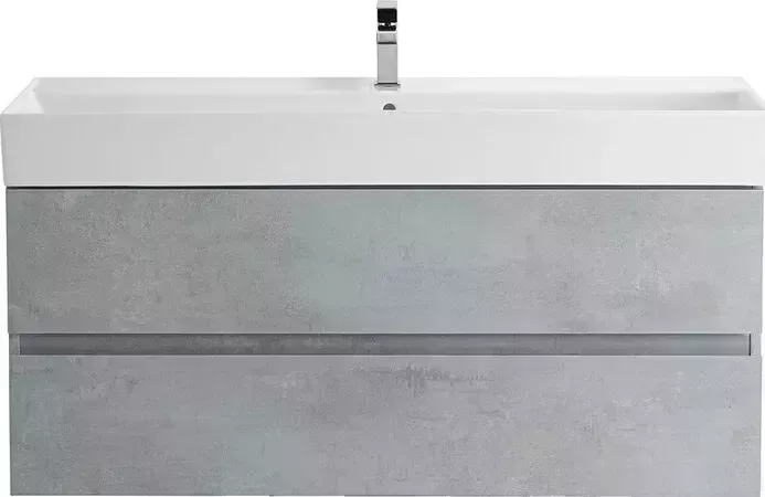 Тумба с раковиной CEZARES с Molveno 46 120х46 Beton (MOLVENO 46-120-2C-SO-BET, CZR-MIL-120-LVB)