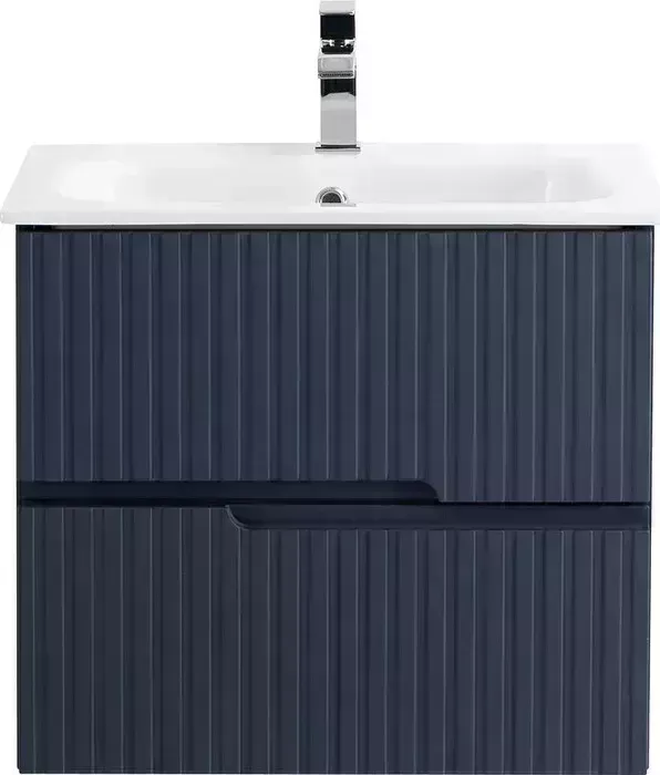 Тумба с раковиной CEZARES с Duet 60х45 Grafito (DUET-600-2C-SO-GR-P, CZR-NAT-60-LVB)