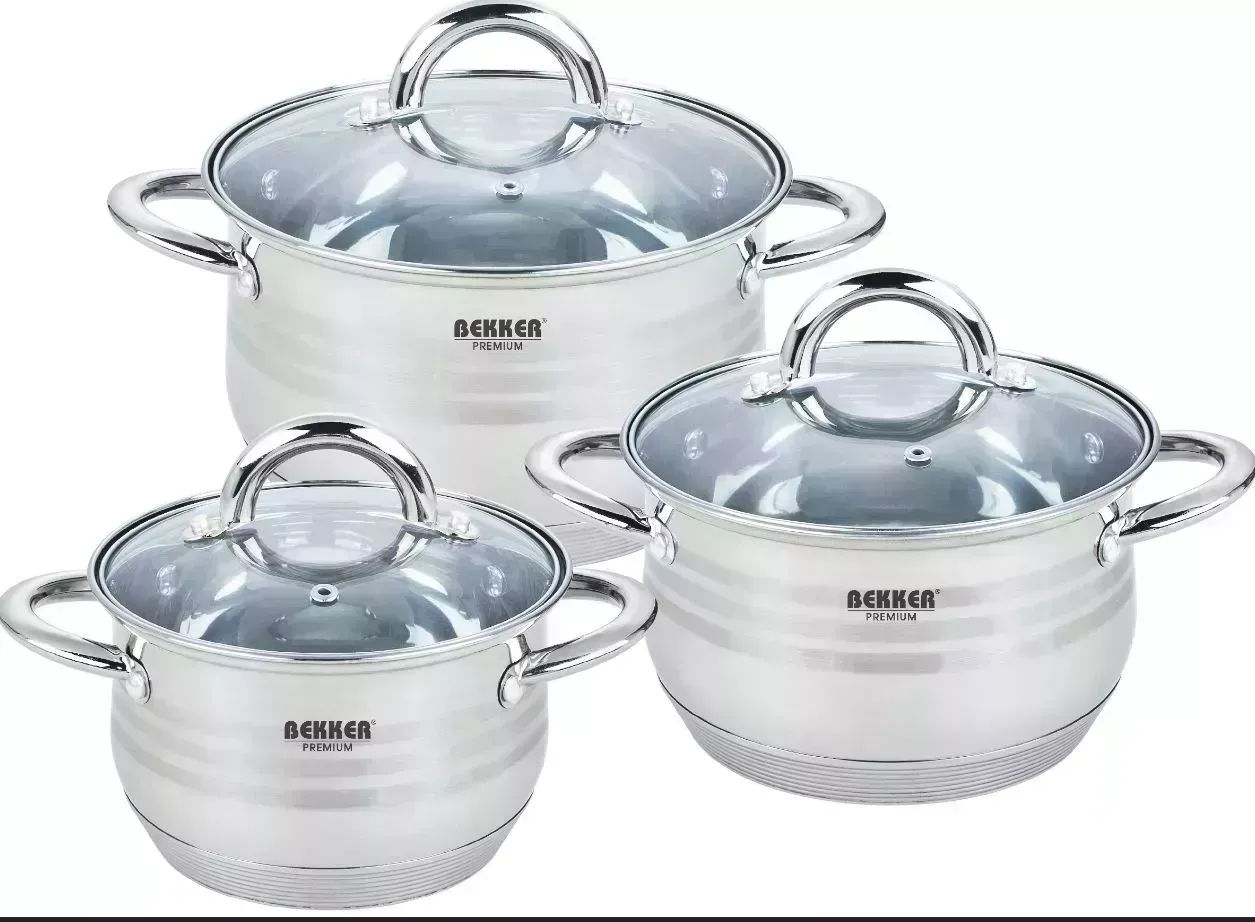Кастрюля BEKKER BK-1604 6 пр Посуда 6