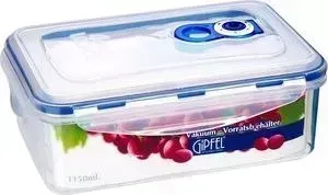Контейнер Gipfel вакуумный для продуктов 1.15 л Fresh On (4536)