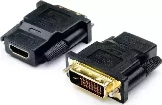 Переходник ATCOM (АТ1208) DVI(male) -HDMI(female) черный (5) переходник