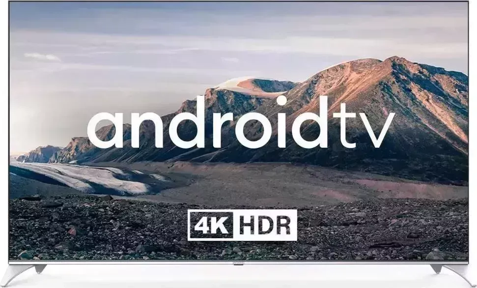 Телевизор Hyundai H-LED75QBU7500 (75", 4K, QLED, 60Гц, Android TV, WiFi, черный/серебристый)