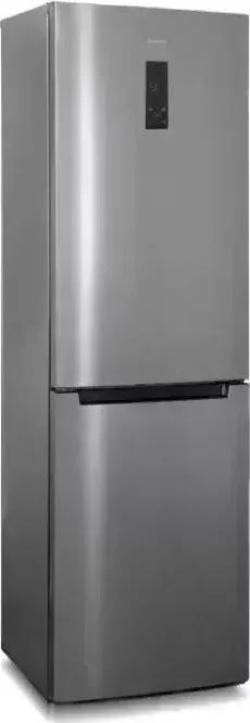Холодильник БИРЮСА I980NF 370л нержавеющая сталь