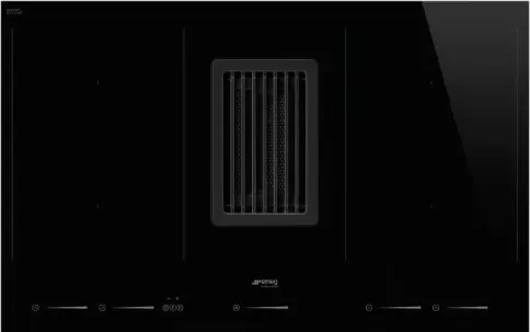 Панель варочная индукционная Smeg HOBD682D1 со встроенной вытяжкой