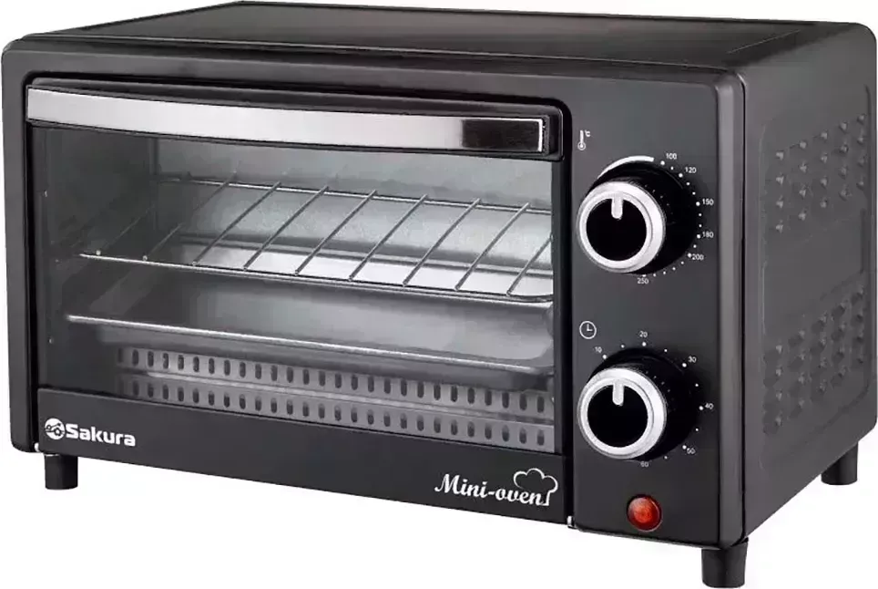 Мини-печь Sakura SA-7023BK 12л 1000Вт