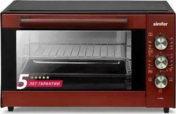 Мини-печь Simfer M3524 Красный