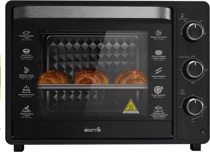 Мини-печь DEERMA Oven DEM-KZ110W Black
