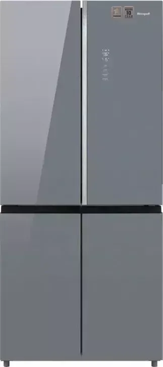 Холодильник WEISSGAUFF WCD 590 NoFrost Inverter Premium Biofresh Dark Grey Glass