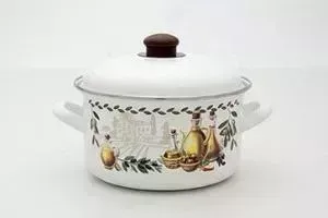 Кастрюля эмалированная Savasan 2.2 л Прованс (63248/2.2 л)