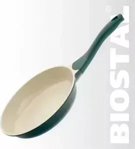 Сковорода BIOSTAL d 28 см (Bio-FP-28 зелен/беж.)