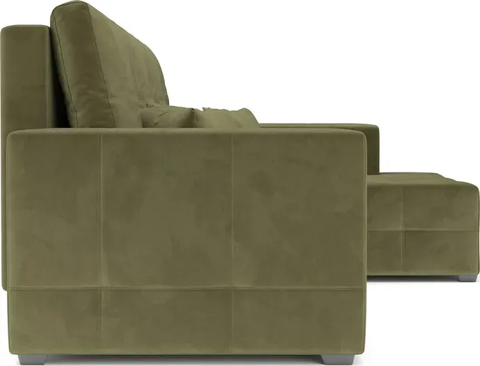 Диван угловой Mebel Ars Монреаль правый угол (Cabrio 29 - зеленый)