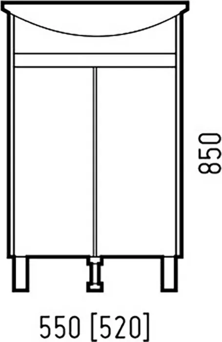 Тумба под раковину Corozo Орегон 52х30 пайн (SD-00001444)