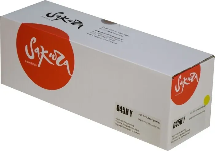 Картридж Sakura CRG045HY желтый, 2200 стр.
