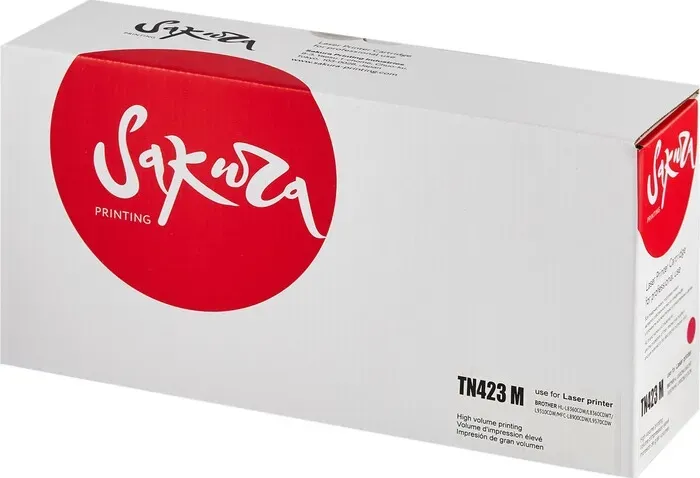 Картридж Sakura TN423M пурпурный, 4000 стр.
